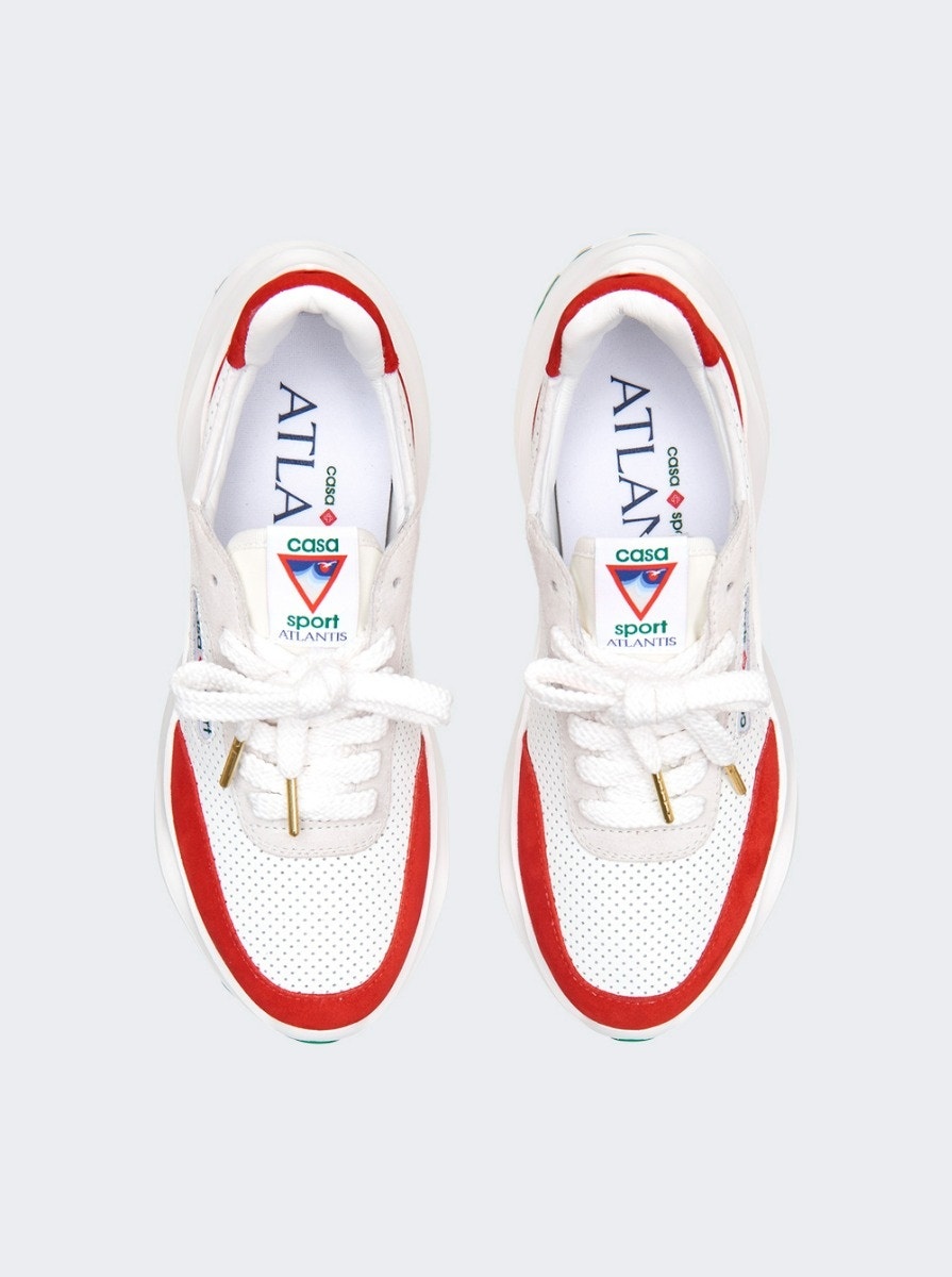 Atlantis Sneaker White And Red - 5