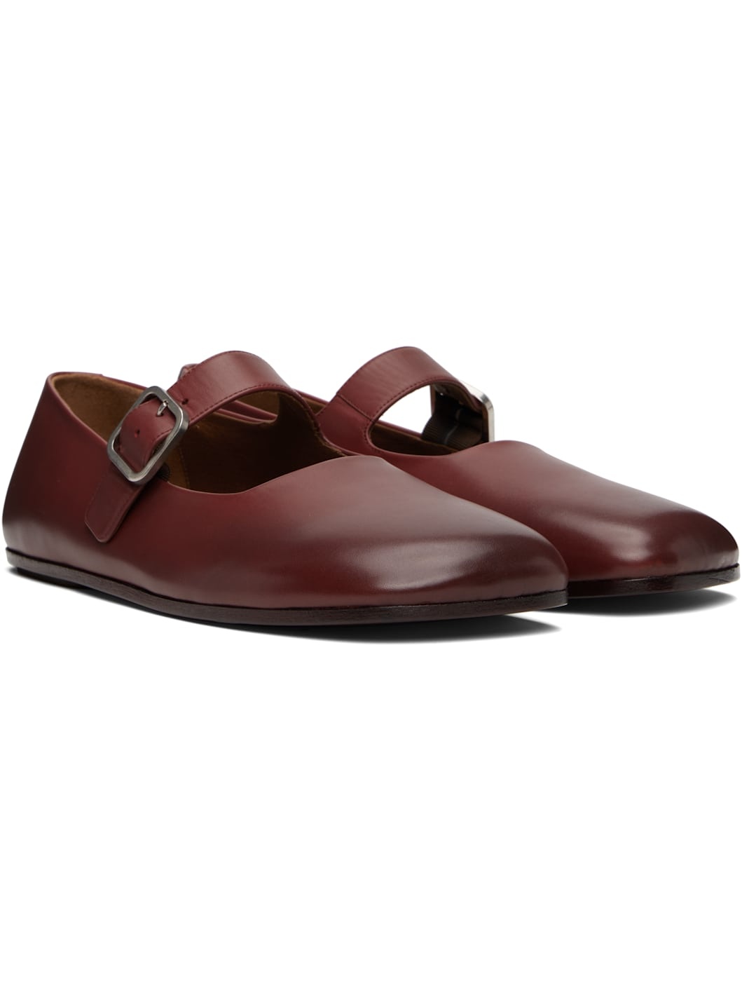 Burgundy Appiedi Loafers - 4
