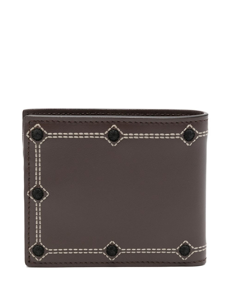 Etro embroidery leather wallet outlook