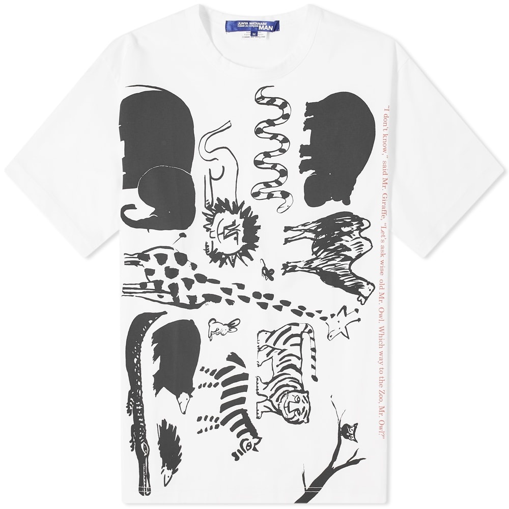 Junya Watanabe MAN Animals Print Tee - 1