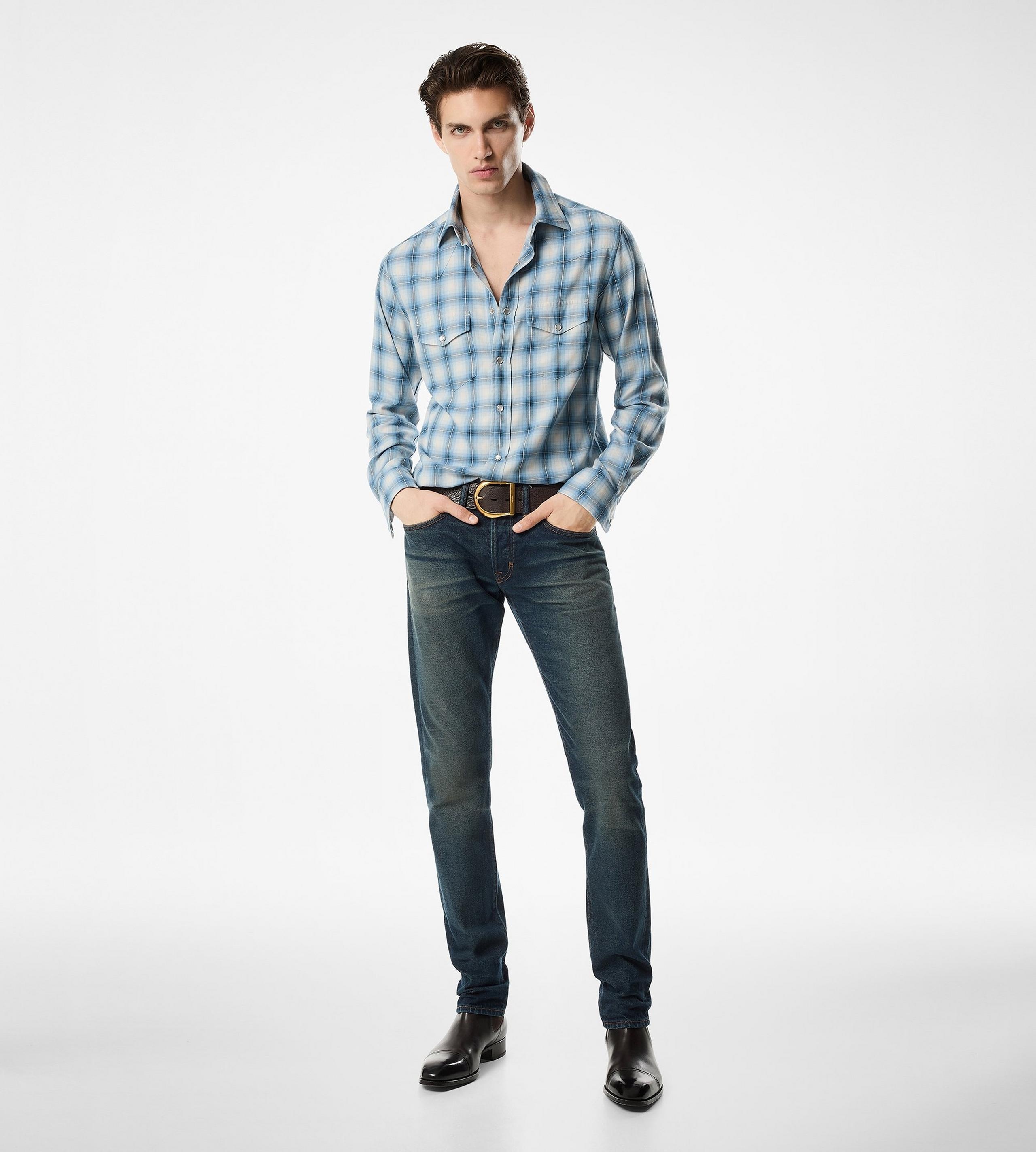 DEGRADE OVERCHECK WESTERN SHIRT - 2