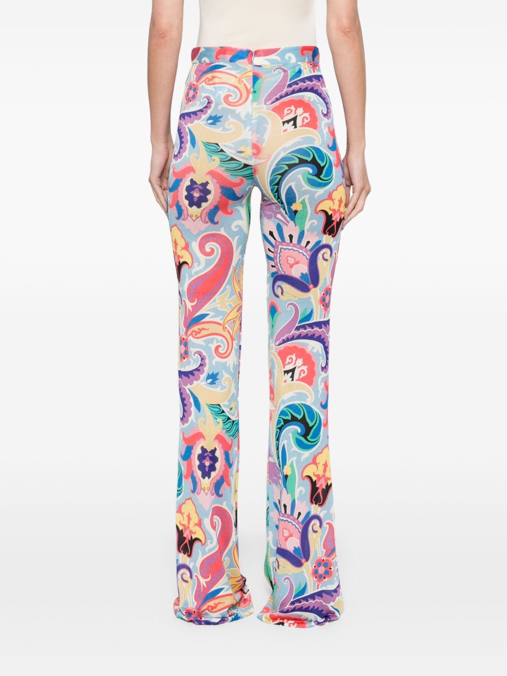 paisley-print trousers - 4