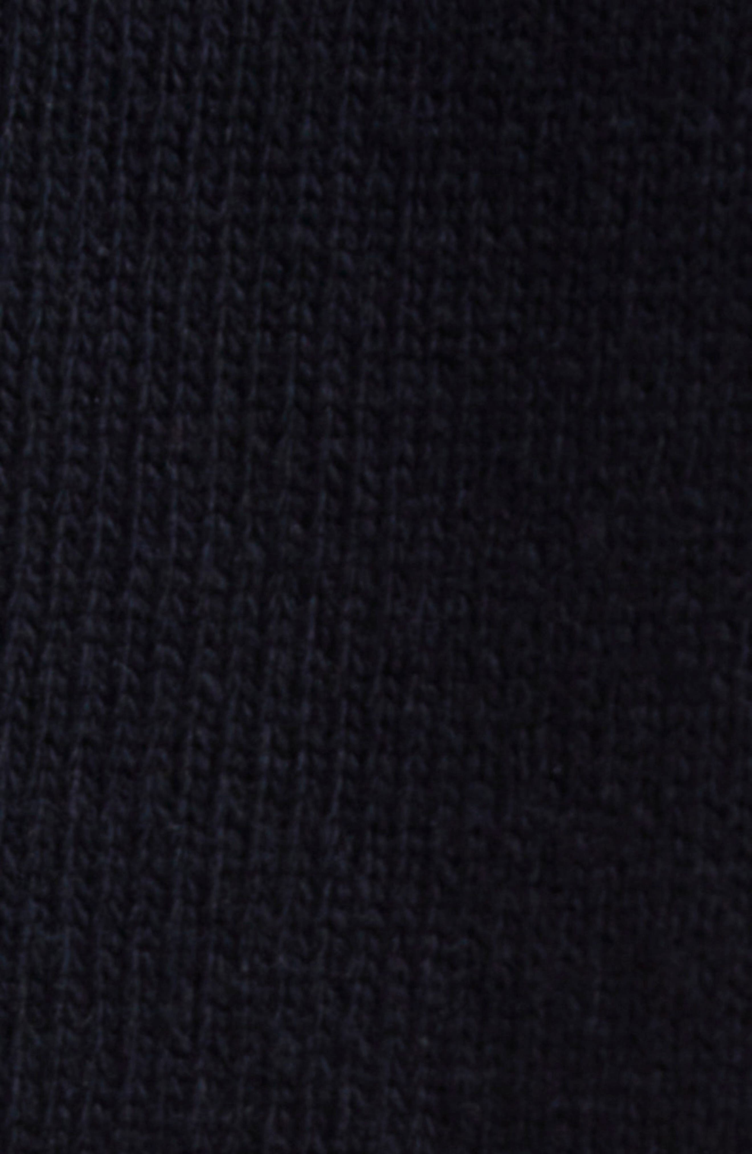 Stella McCartney Long Sleeve Mixed Media Wool, Silk & Cotton Dress in 4000 - 6