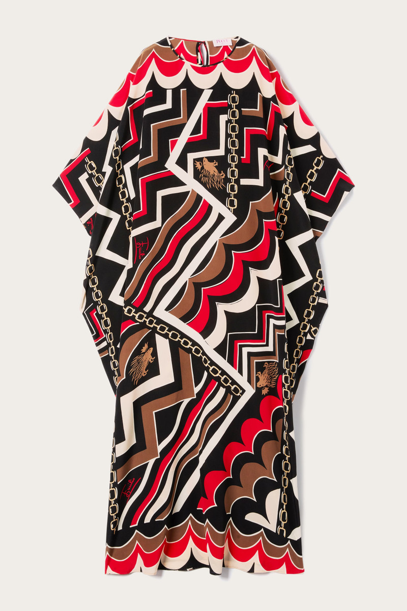 ISTRICE PRINT LONG KAFTAN 1