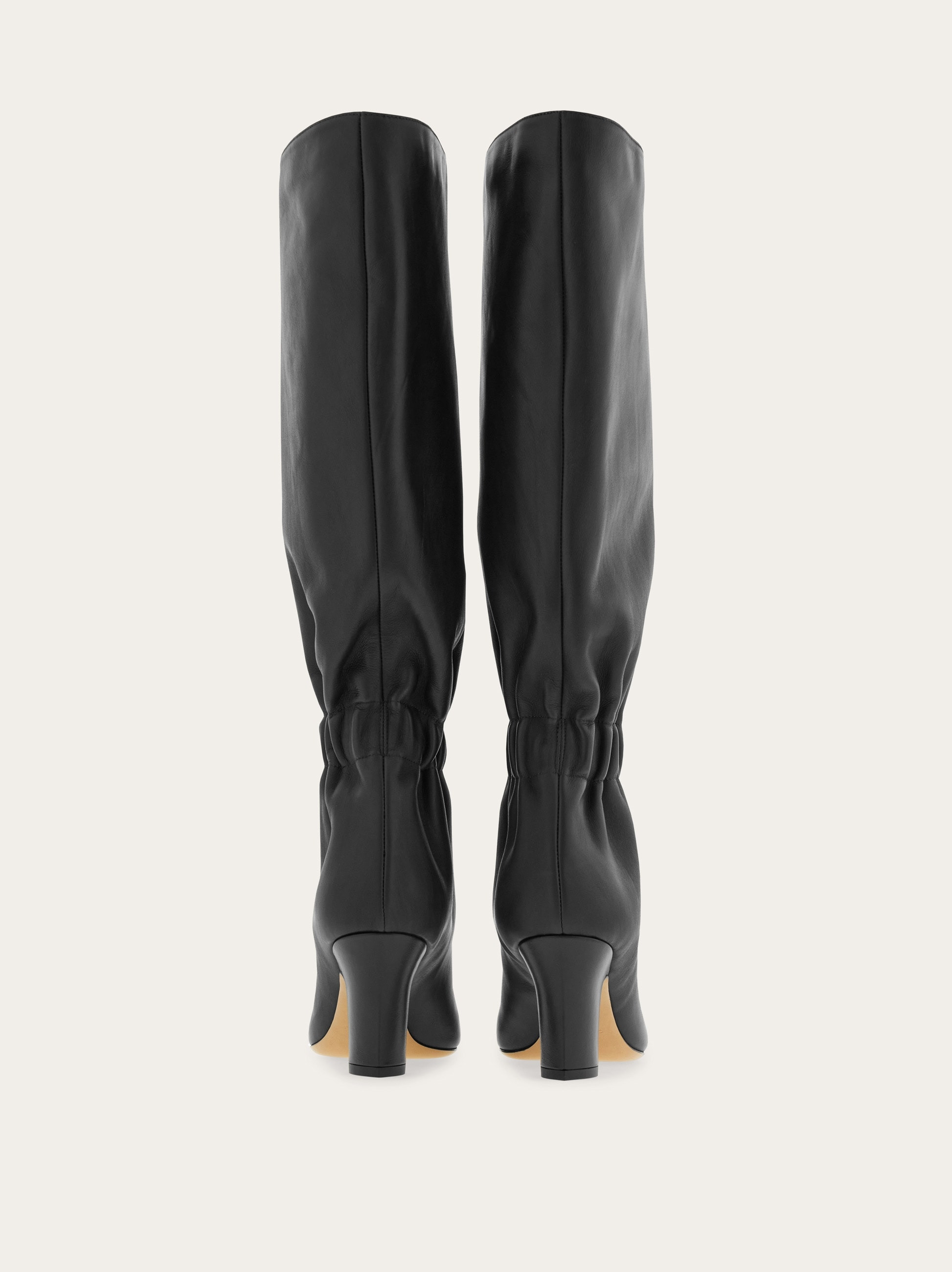 Knee boot with ruched detail - 5