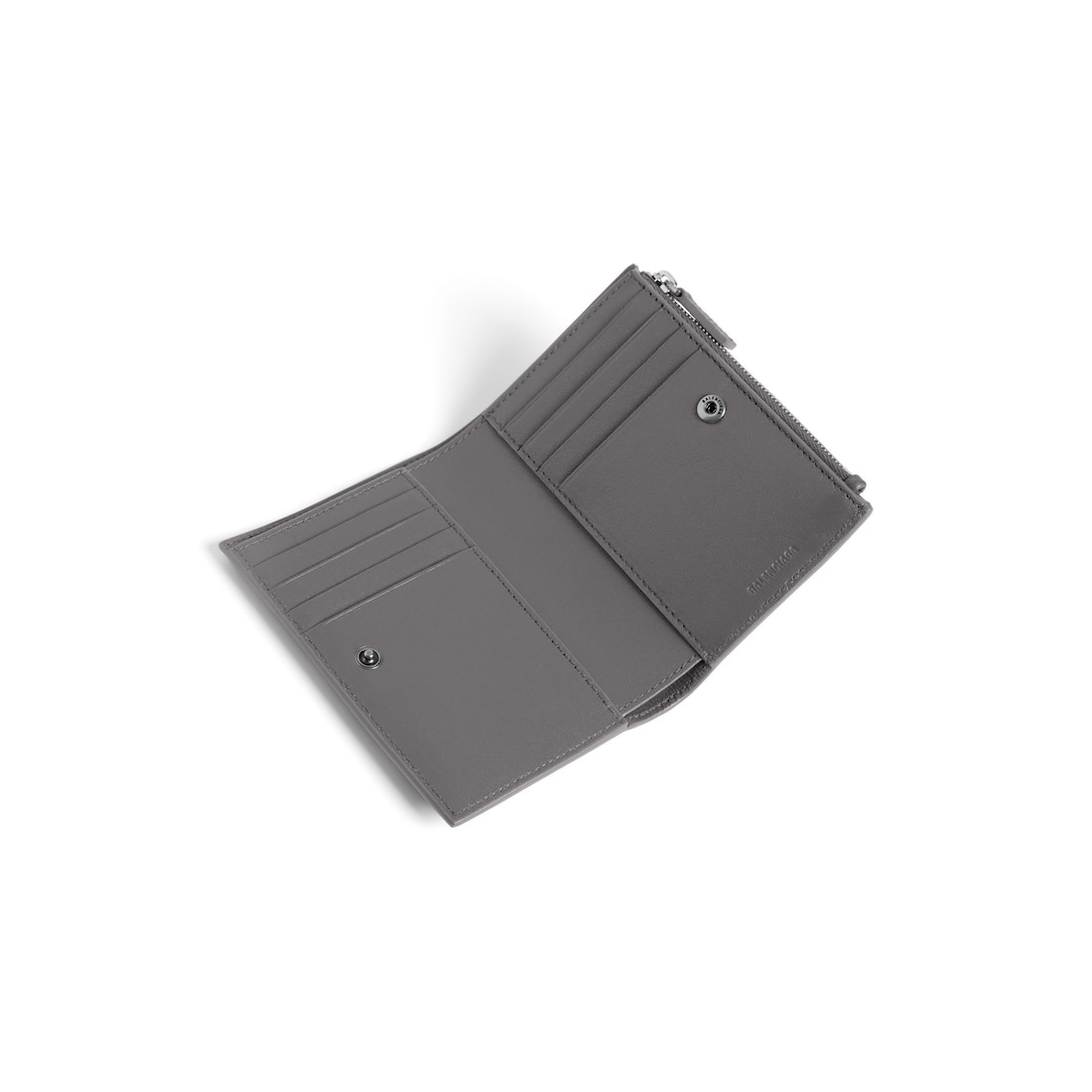 Men's Credit Vertical Folded Card Holder in Grey - 3