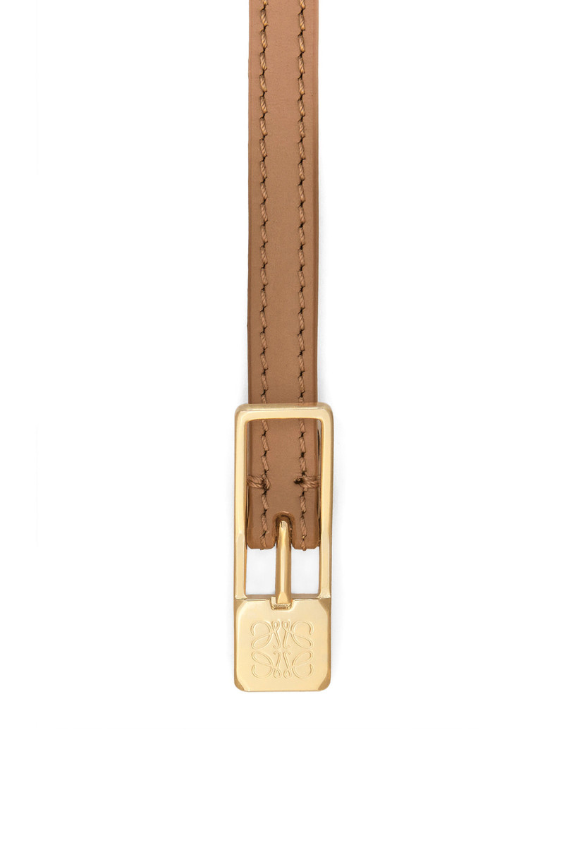 Loewe Amazona padlock belt in smooth calfskin outlook