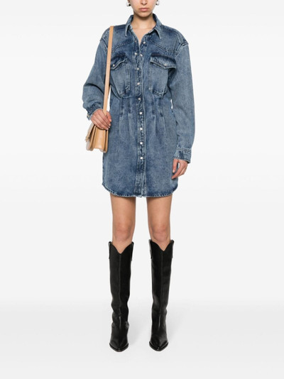 Isabel Marant Liliko denim shirt minidress outlook