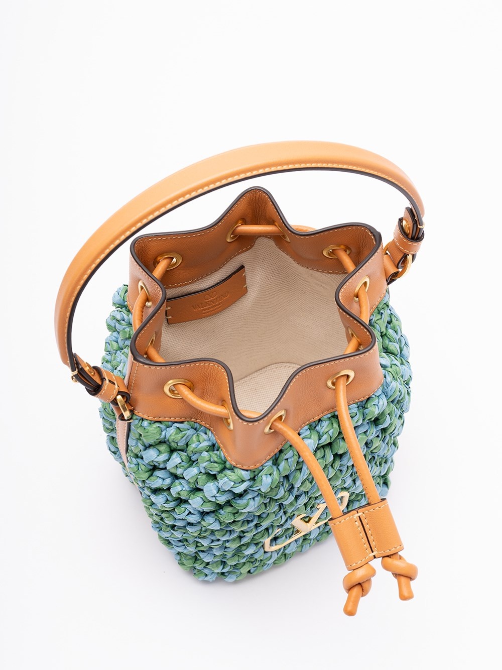Valentino `VLogo Signature` Mini Drawstring Bag | spinnaker