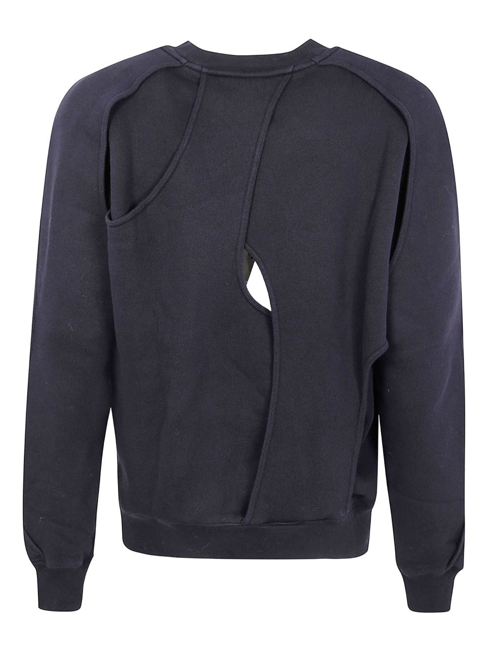 Linear cut-out sweatshirt - 2