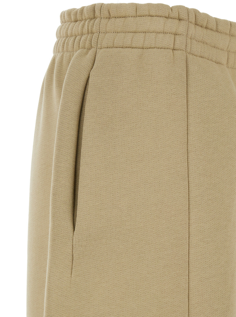 Fear Of God Men 'Forum' Beige Pants With Elastic Drswstring Waist And Logo Patch On The Front In Cot - 3
