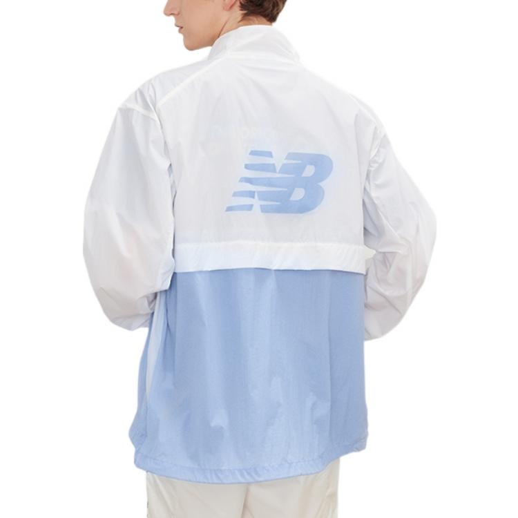 New Balance Summer Lifestyle Jacket 'White Light Blue' 5AC2U503-LBL - 4