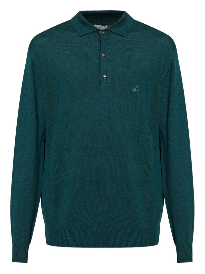 long-sleeve polo shirt 1