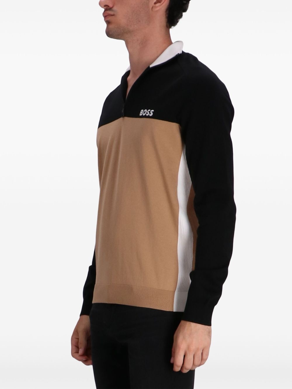 colour-block sweatshirt - 3