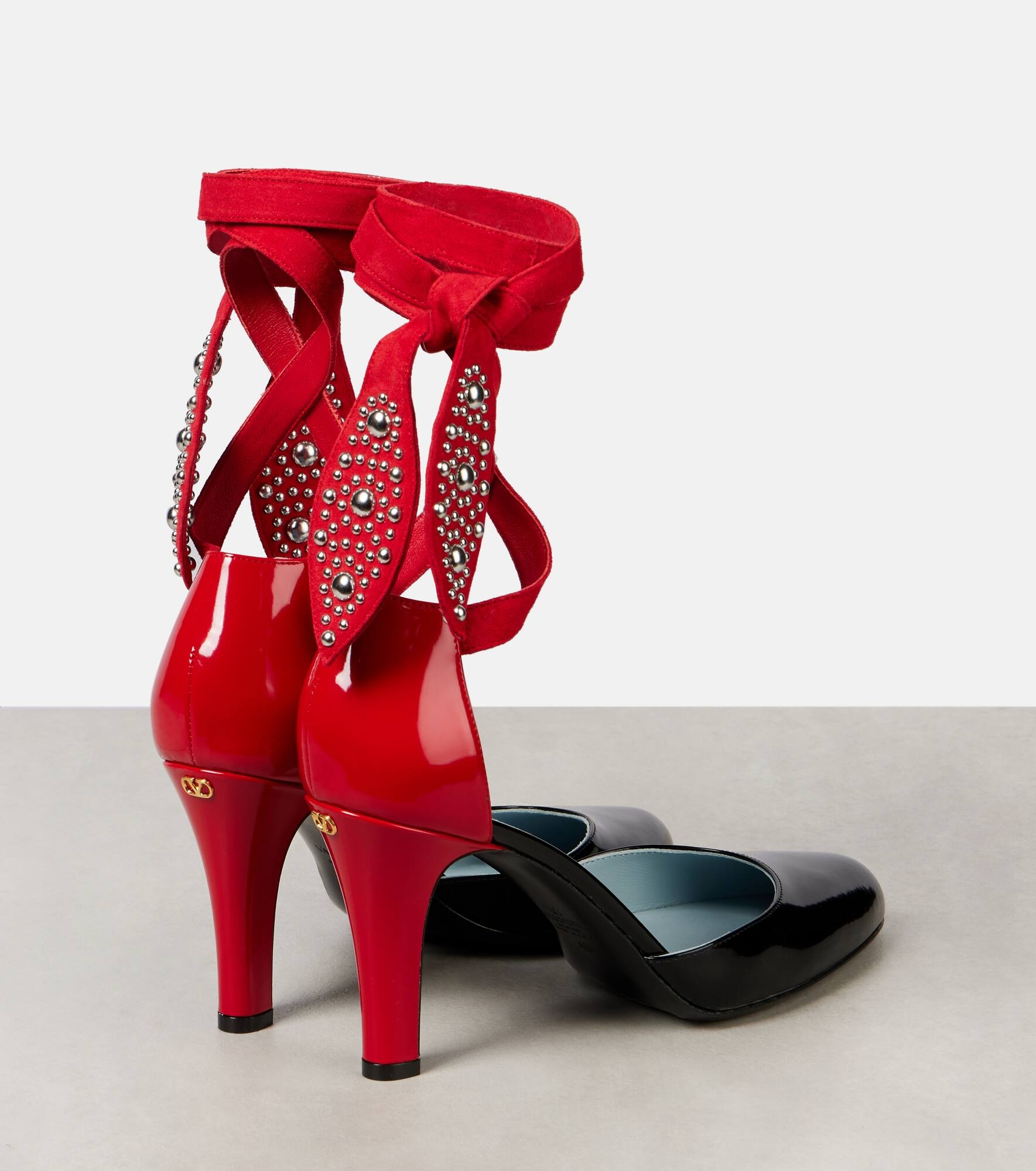 Foliefoliage 85 suede and leather pumps - 2