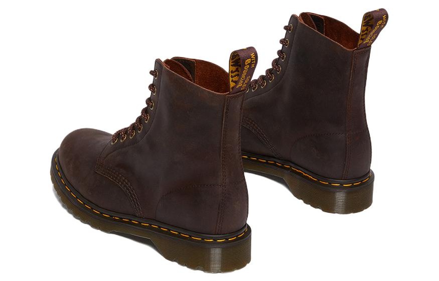Dr. Martens 1460 Pascal Waxed Full Grain Leather Lace Up Boots 'Chestnut ' 30670294 - 4