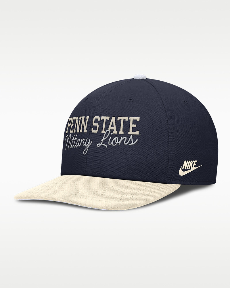 Penn State Legacy Script Men's Nike Dri-FIT College Adjustable Hat 1