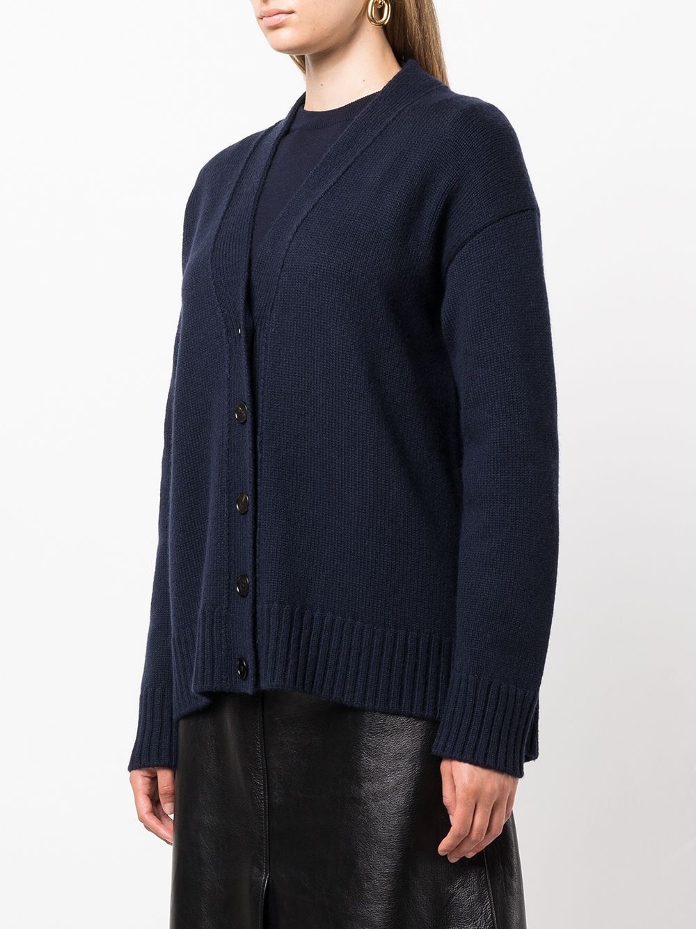 V-neck knitted cardigan - 3