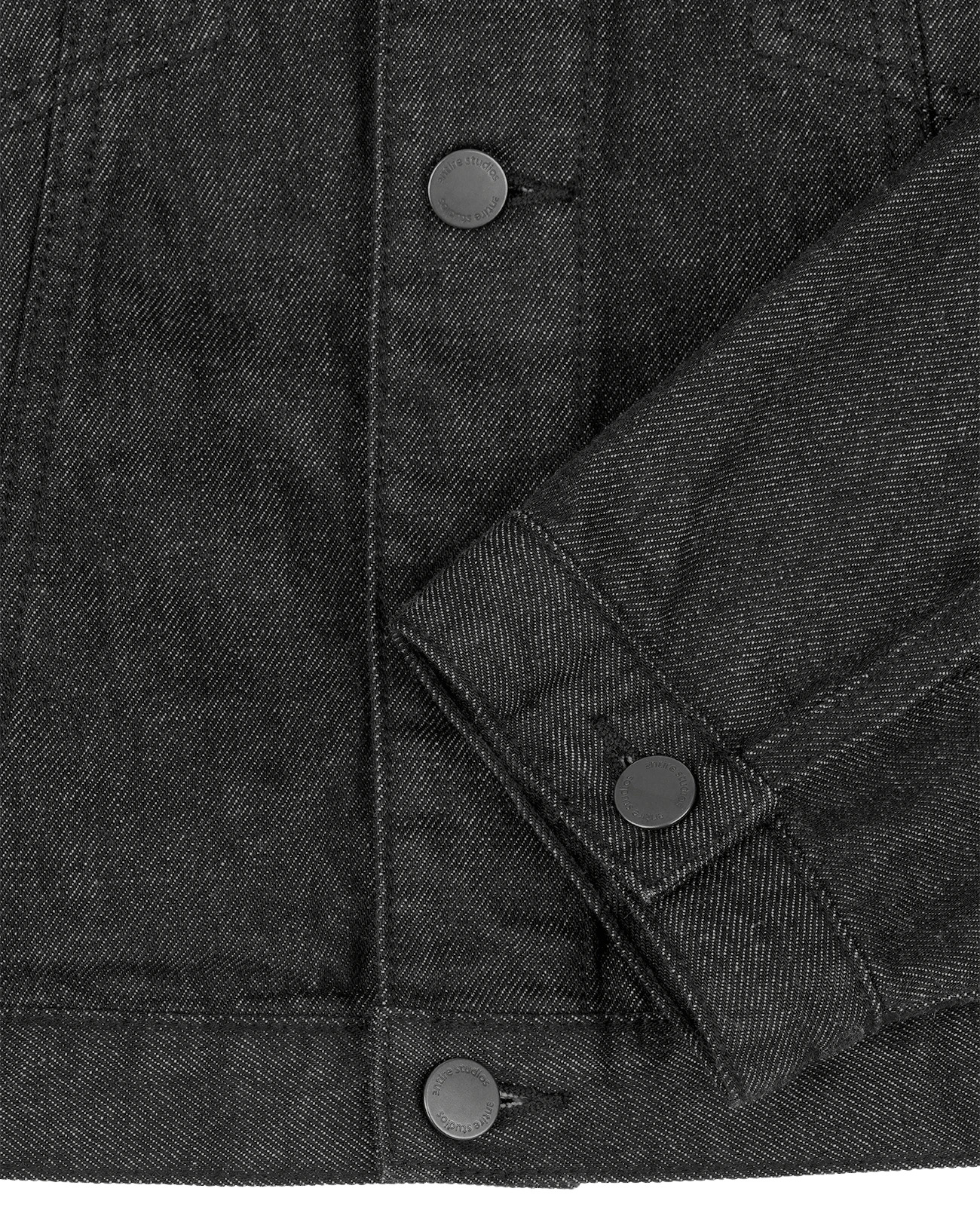 SHRUNKEN DENIM JACKET RAW BLACK - 7