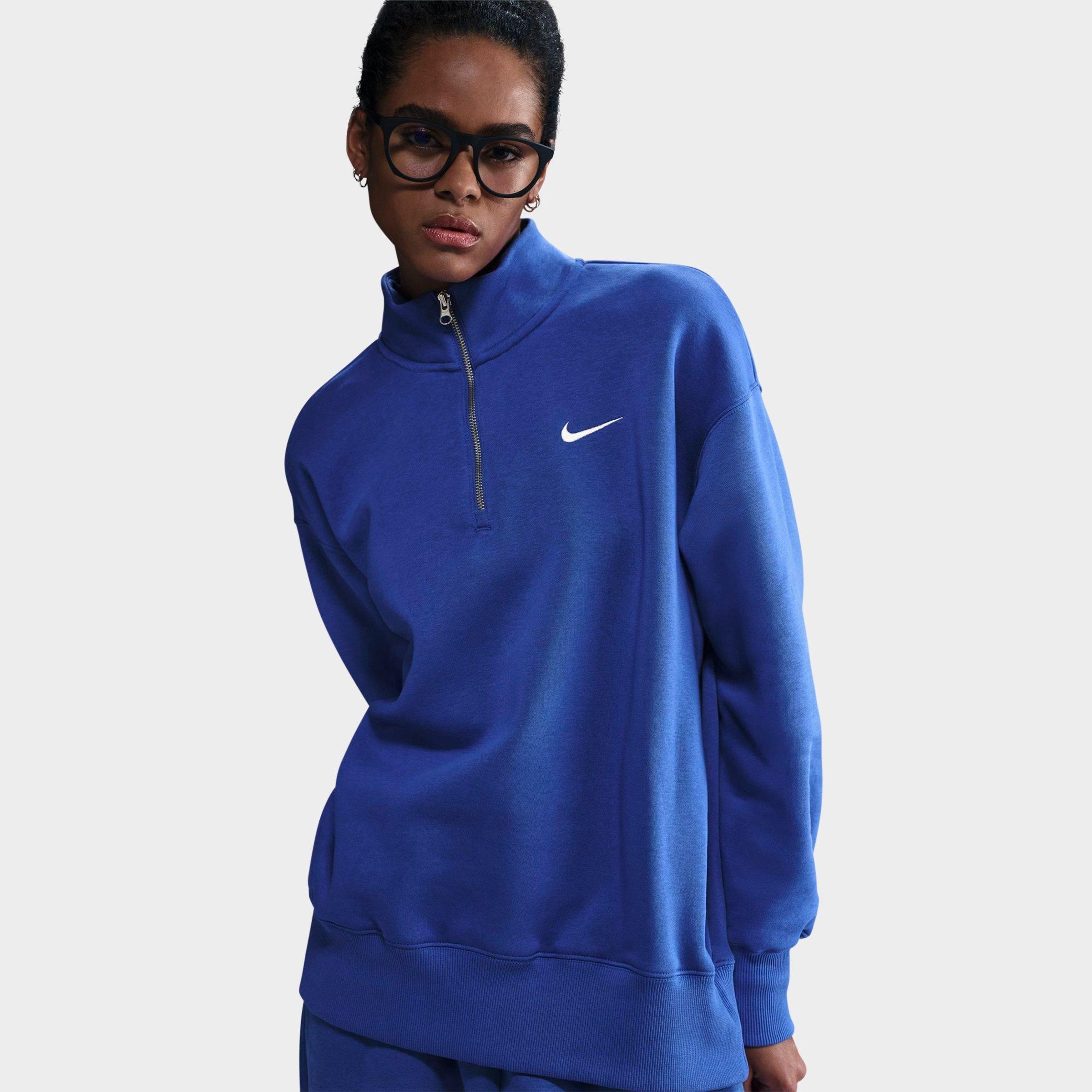 WOMEN'S NIKE SPORTSWEAR PHOENIX FLEECE OVERSIZED QUARTER-ZIP SWEATSHIRT - 3