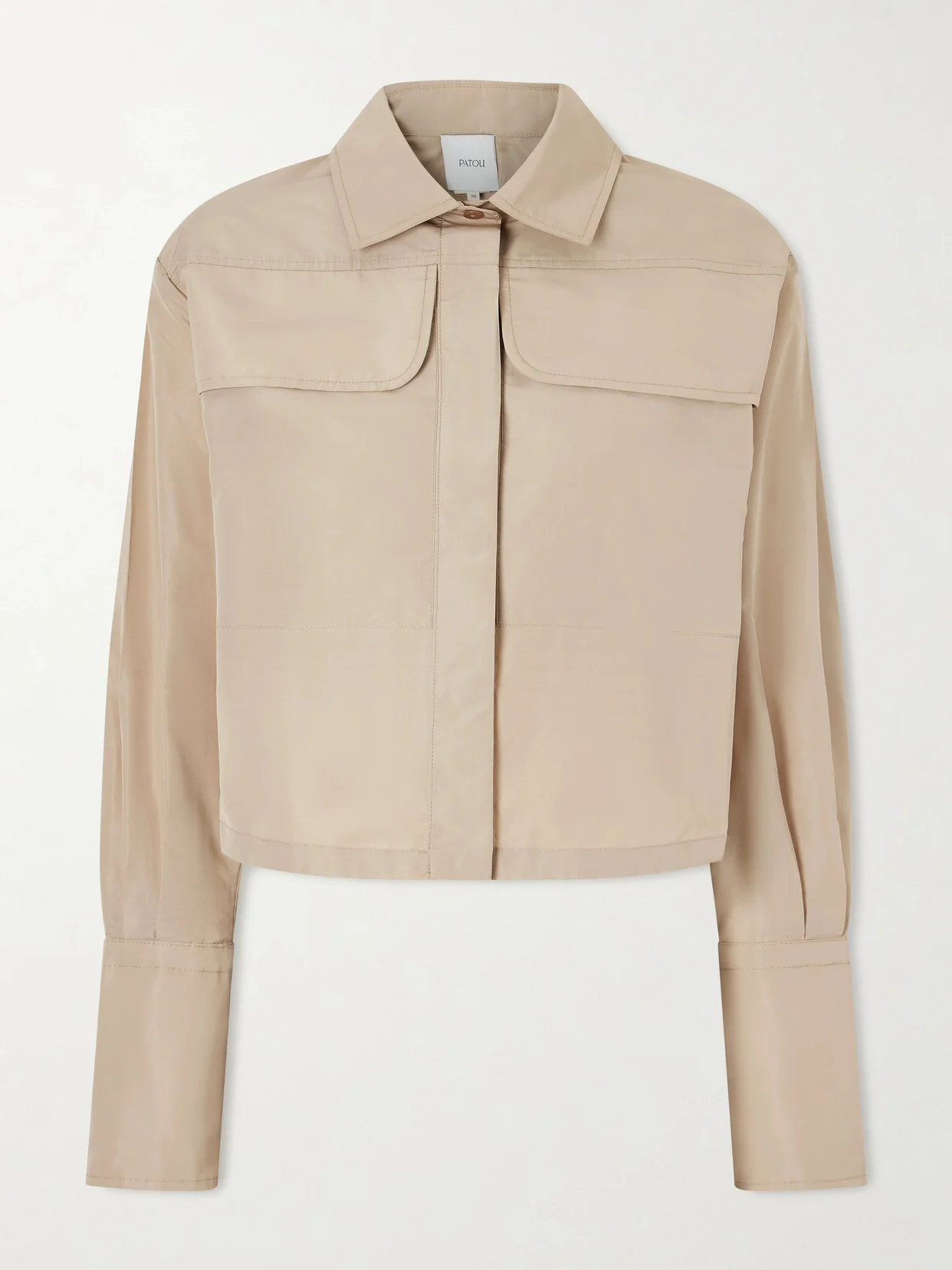 Cropped Shell Shirt - 1
