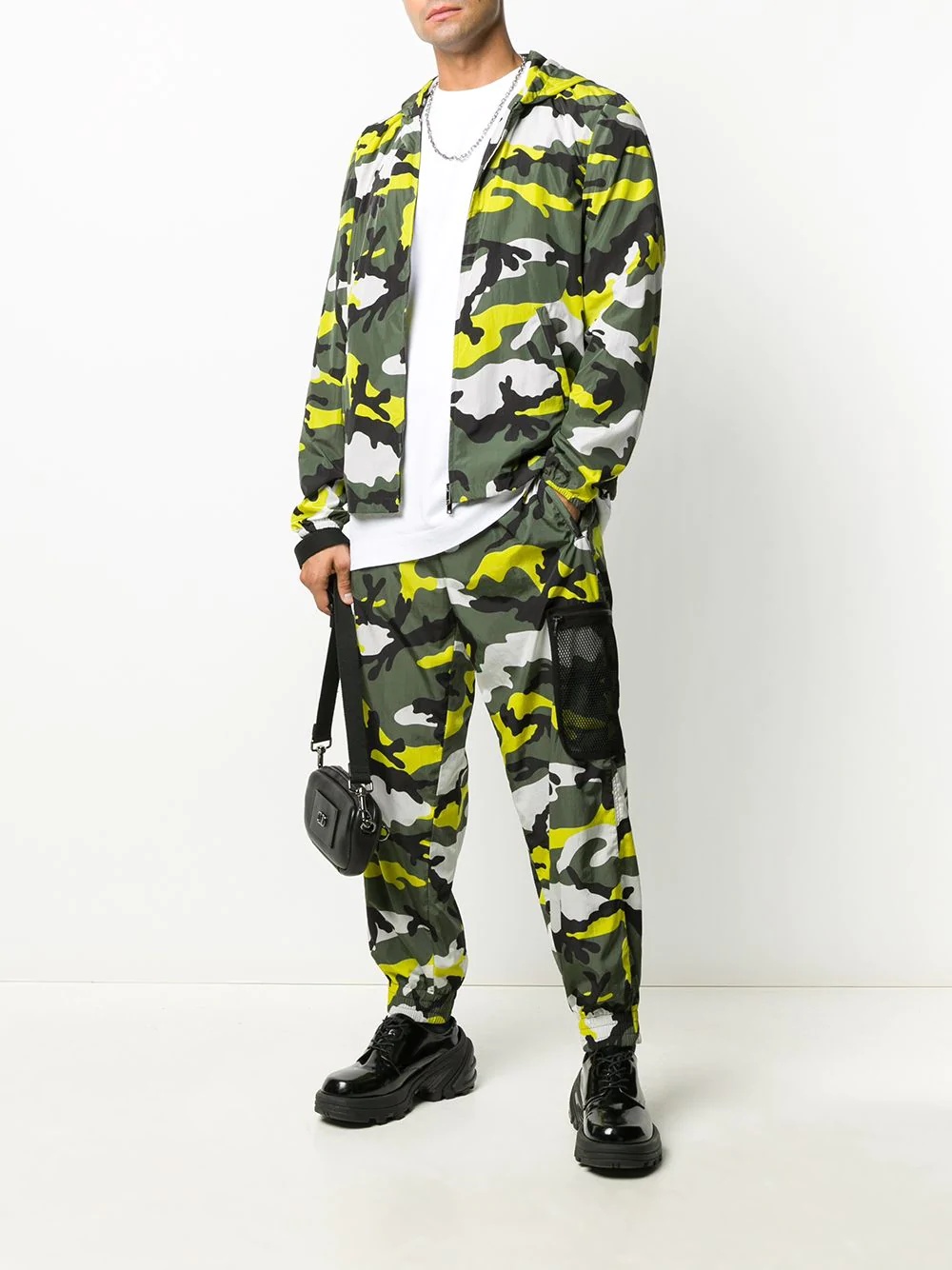 camouflage print windbreaker - 2