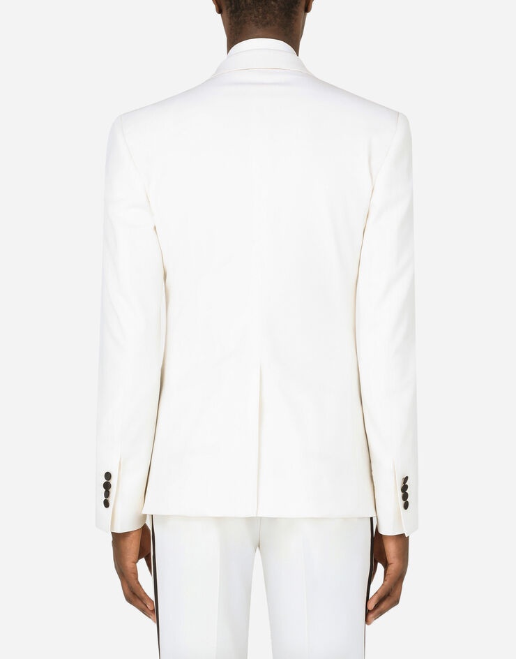 Double-breasted stretch wool Sicilia-fit tuxedo suit - 5