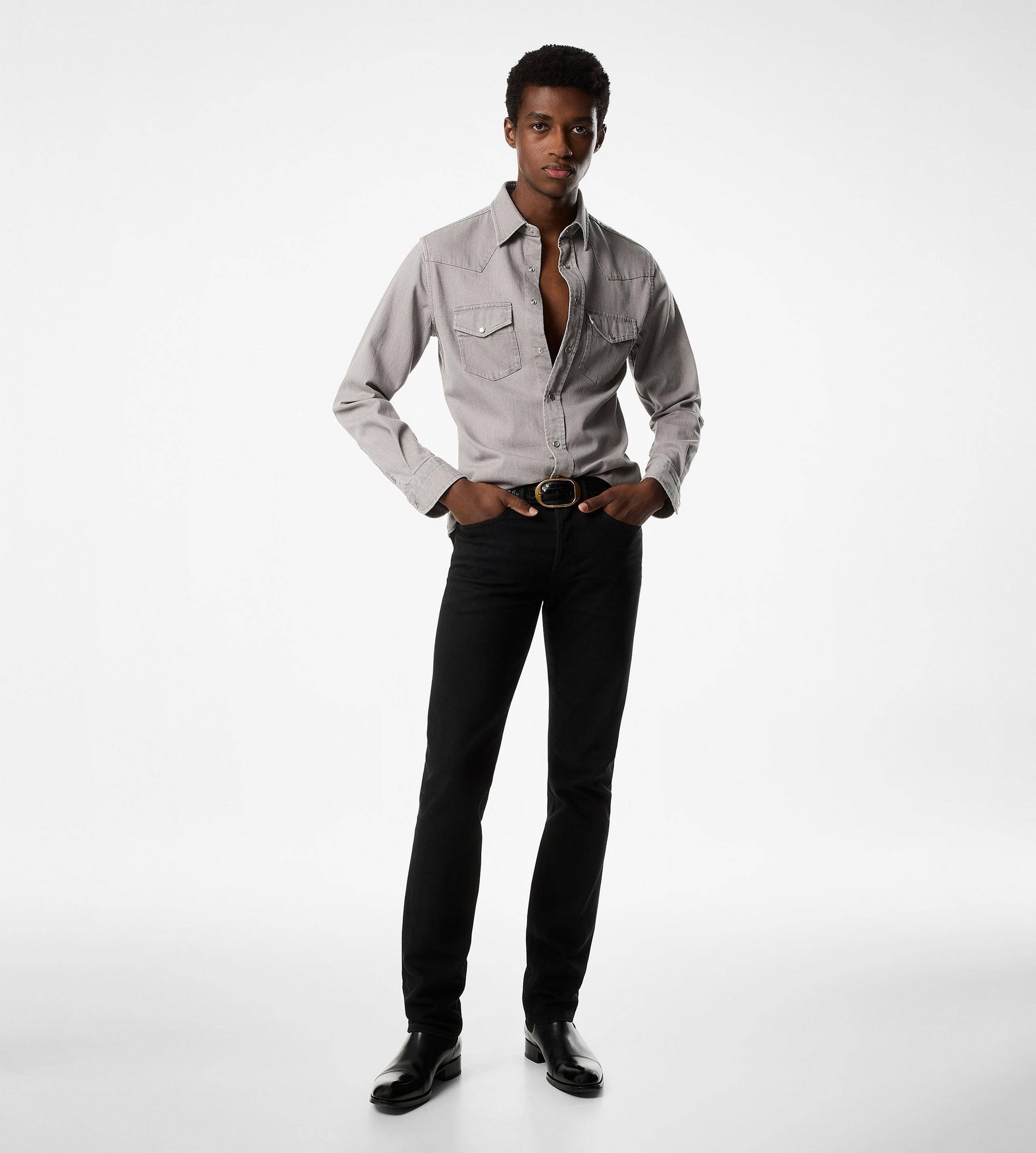 DENIM WESTERN SHIRT - 2