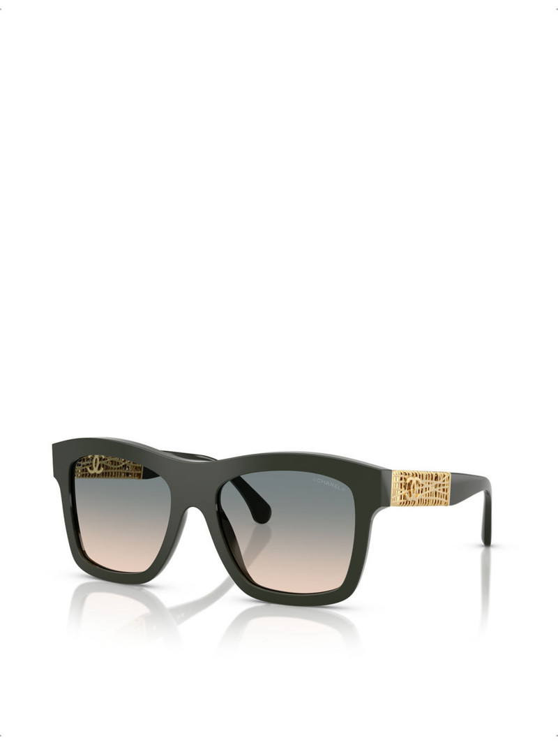 CHANEL CH5533 Square-Frame Acetate Sunglasses outlook
