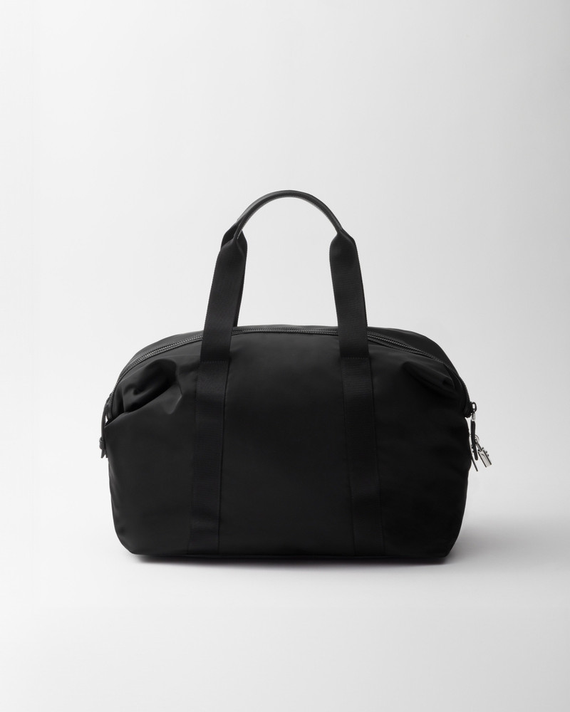 Re-Nylon and Saffiano leather duffle bag 3