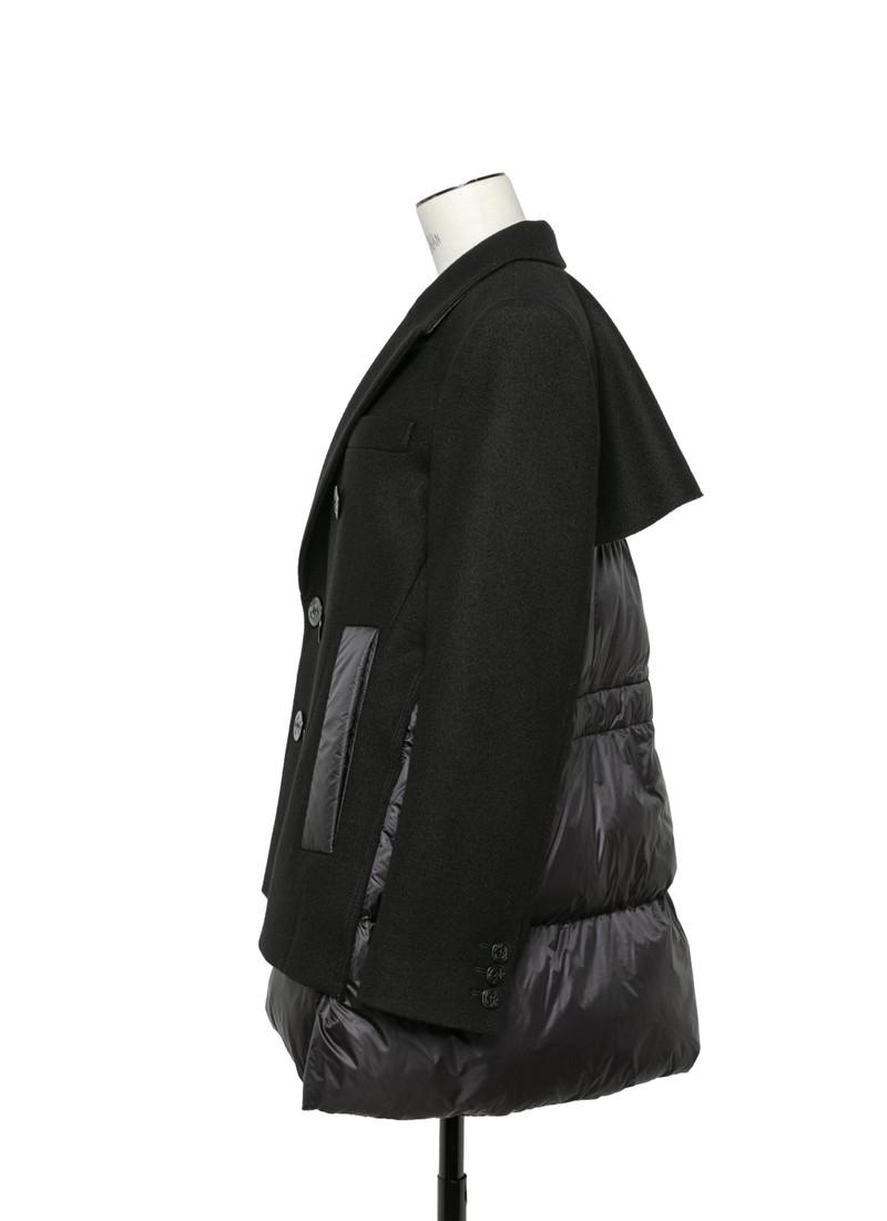 Wool Melton x Puffer Jacket 3