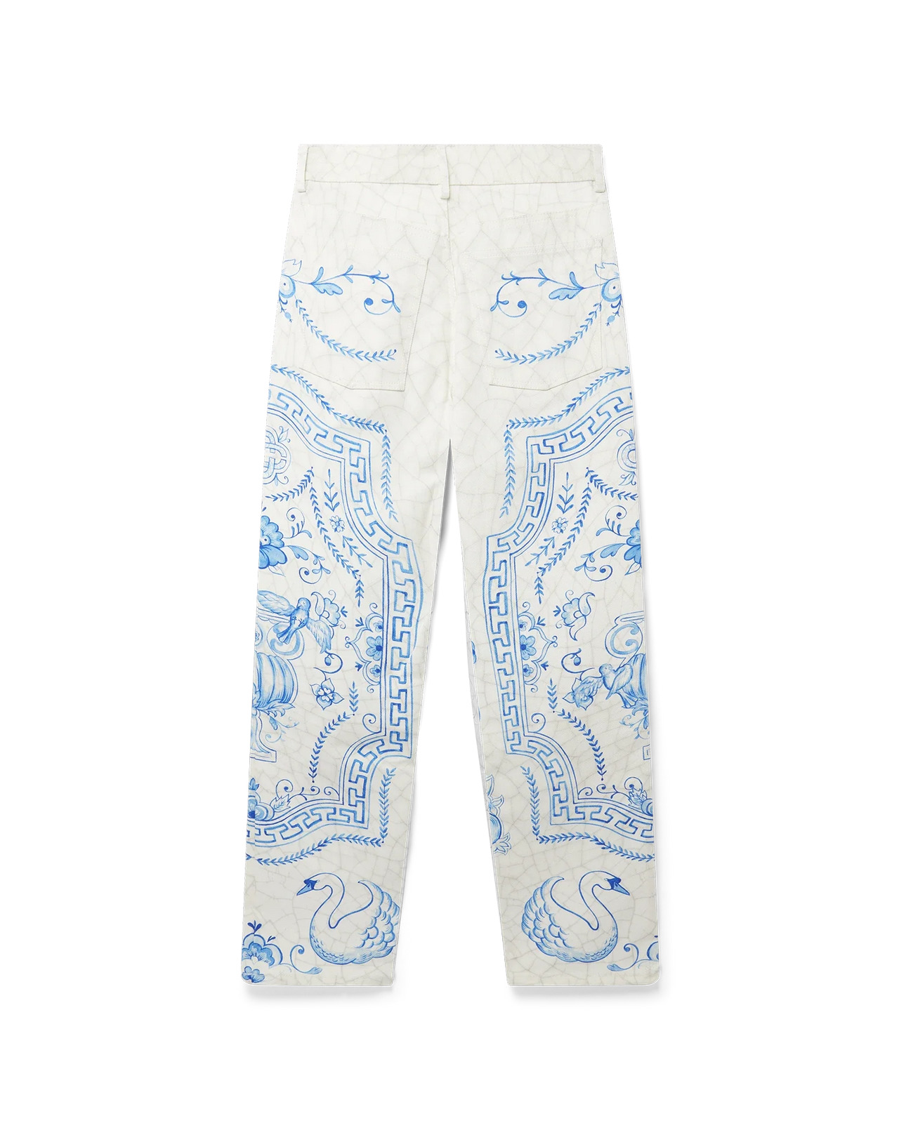 Plat A Dessert Printed Straight Leg Jeans - 4