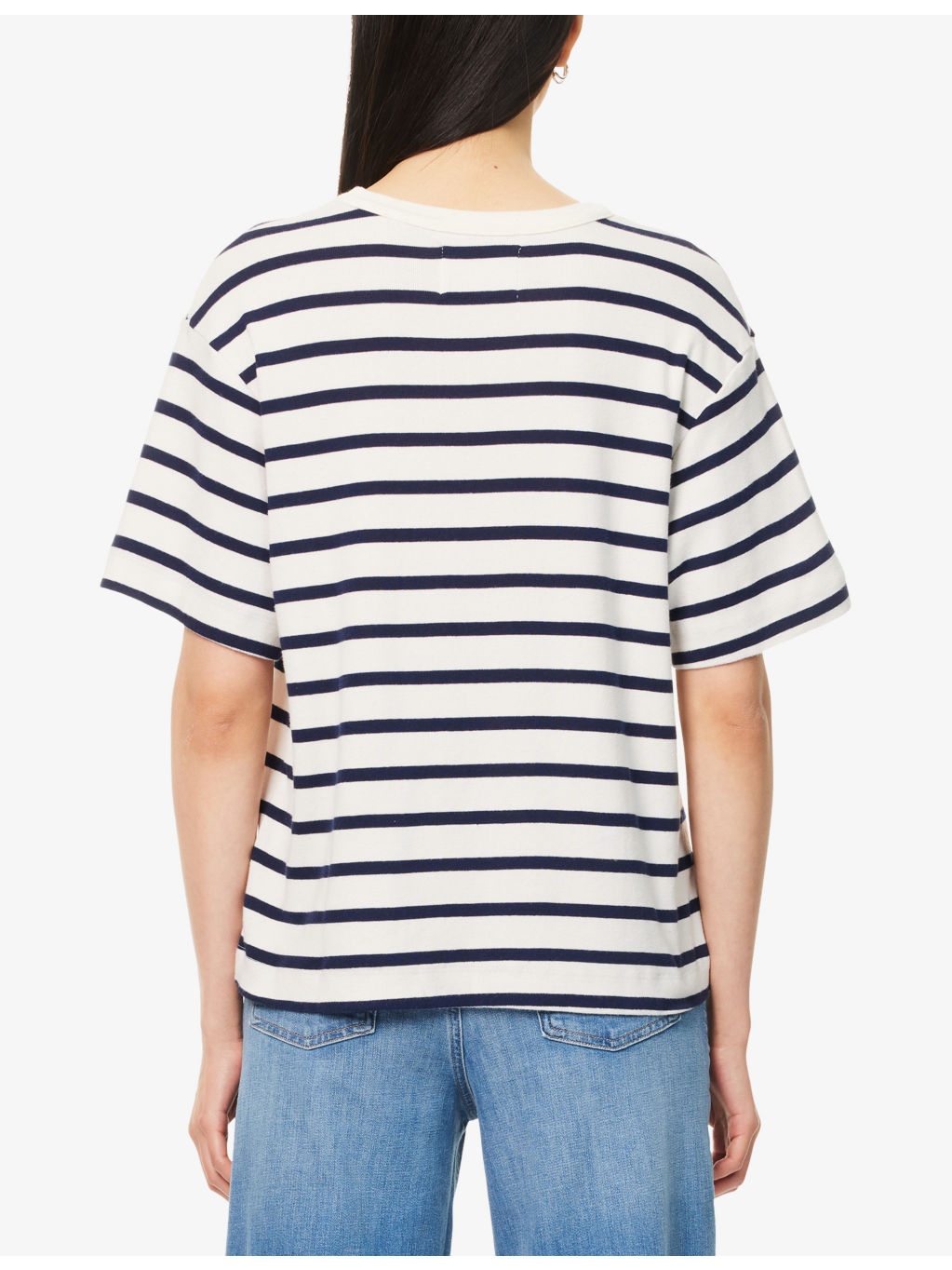 Goldie Stripe-Print Cotton-Blend T-Shirt - 4