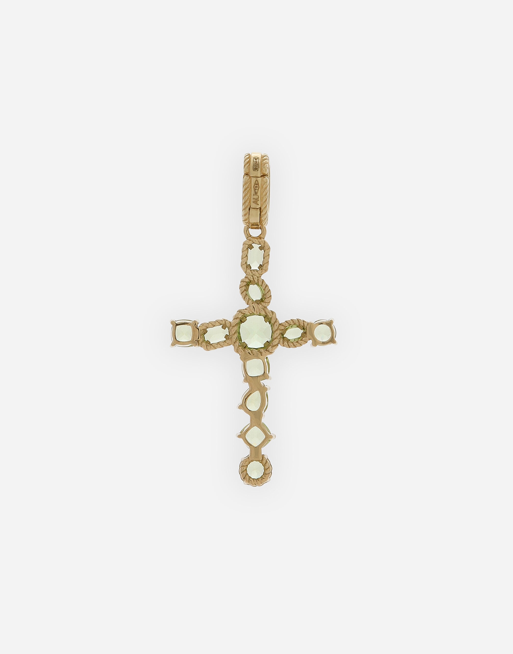 Anna Charm in yellow gold 18Kt and peridots - 3