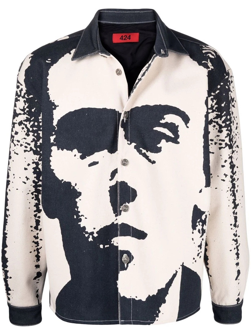 graphic-print jacket 1