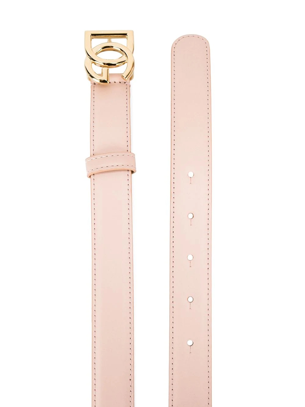 monogram buckle belt  - 2