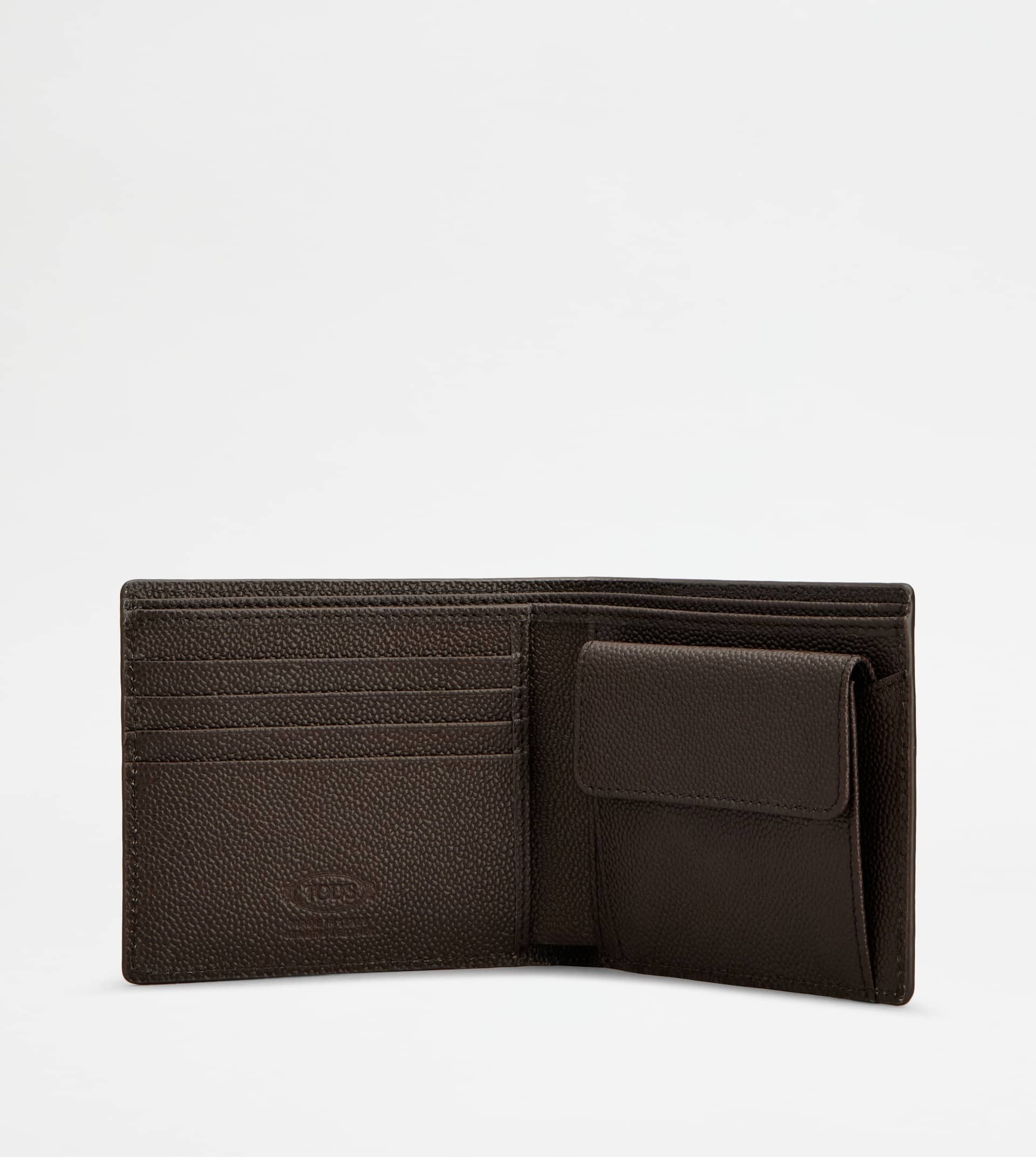 WALLET IN LEATHER - BROWN - 4