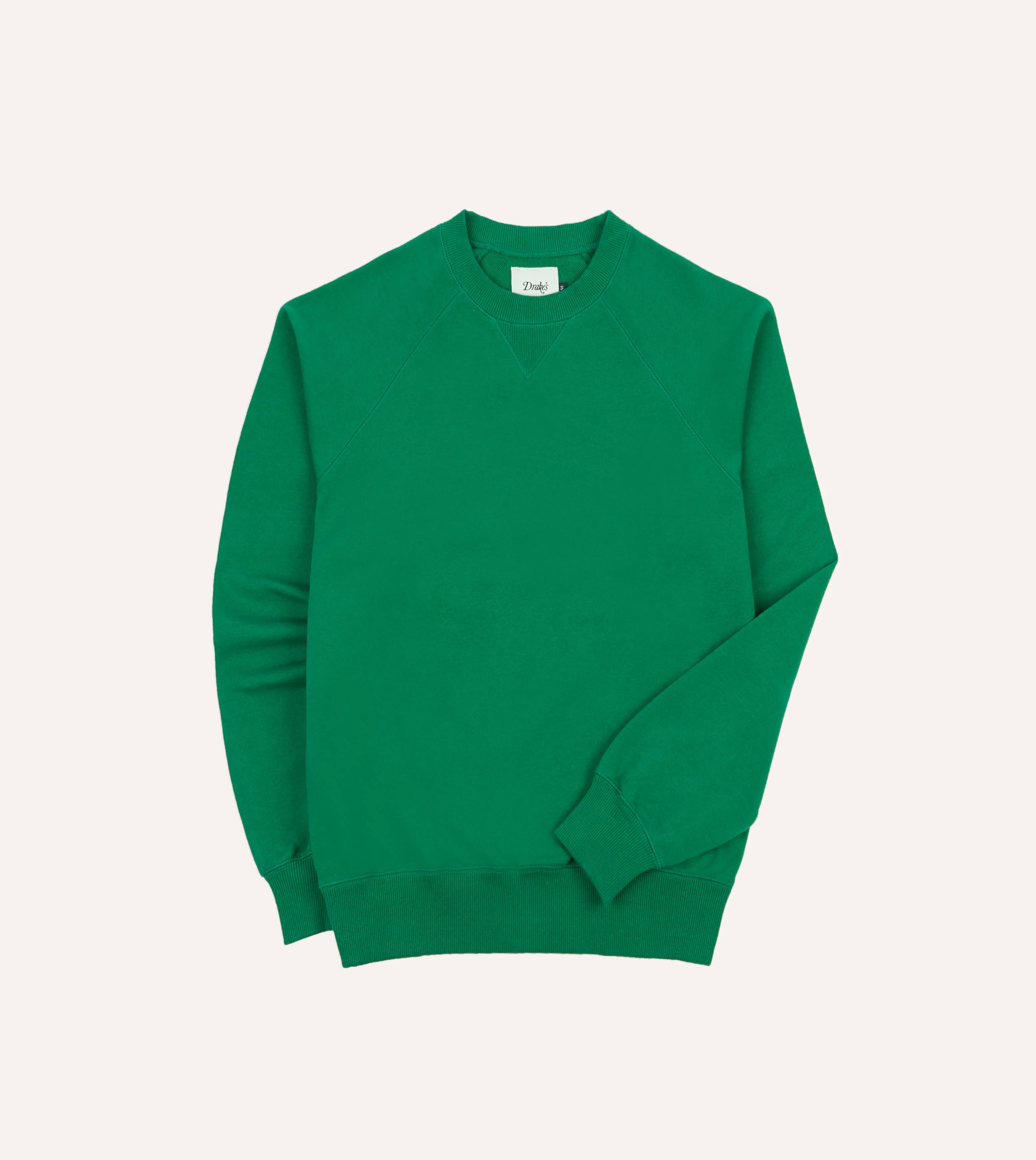 Green Cotton Cashmere Sweatshirt - 1