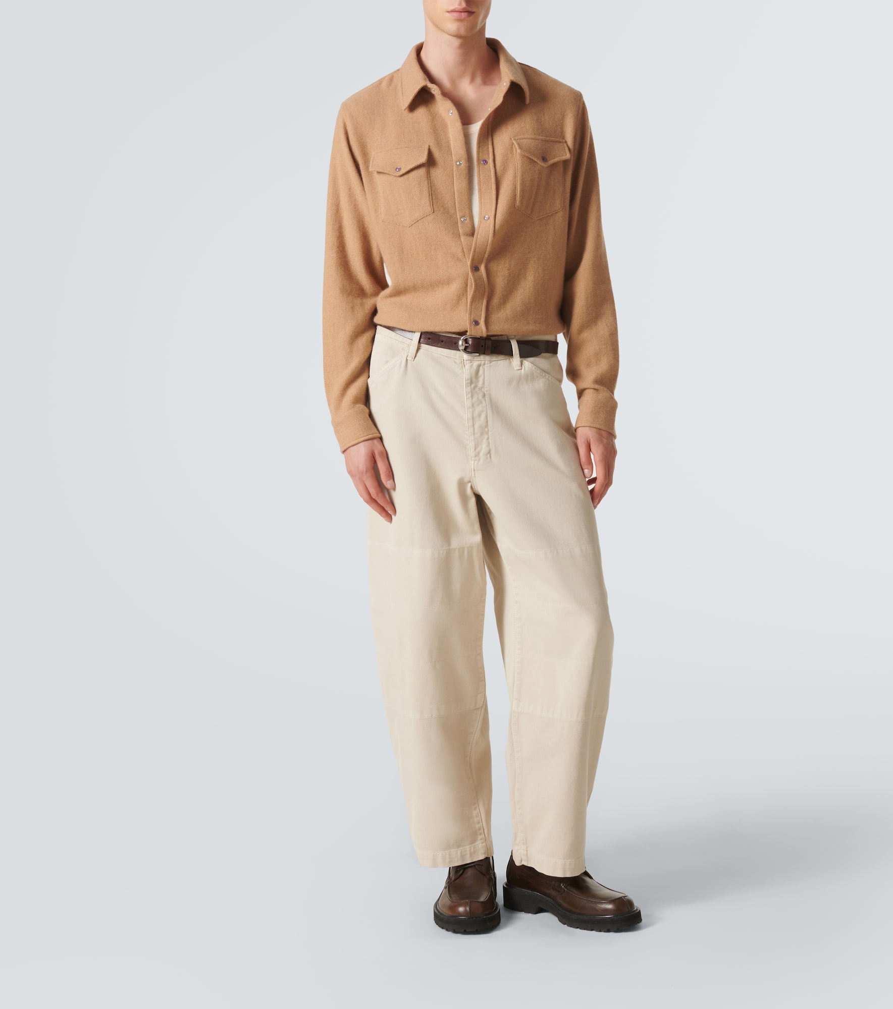Knitted cashmere shirt - 2