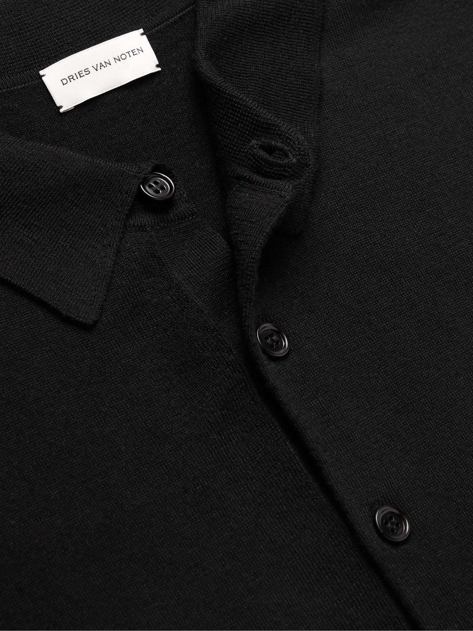 Slim-Fit Merino Wool Polo Shirt - 5