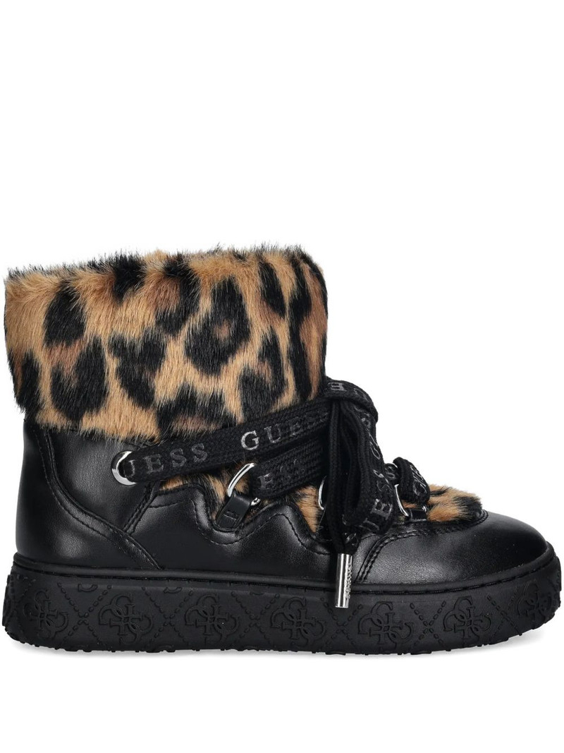 Unessa faux-fur trim ankle boots 1
