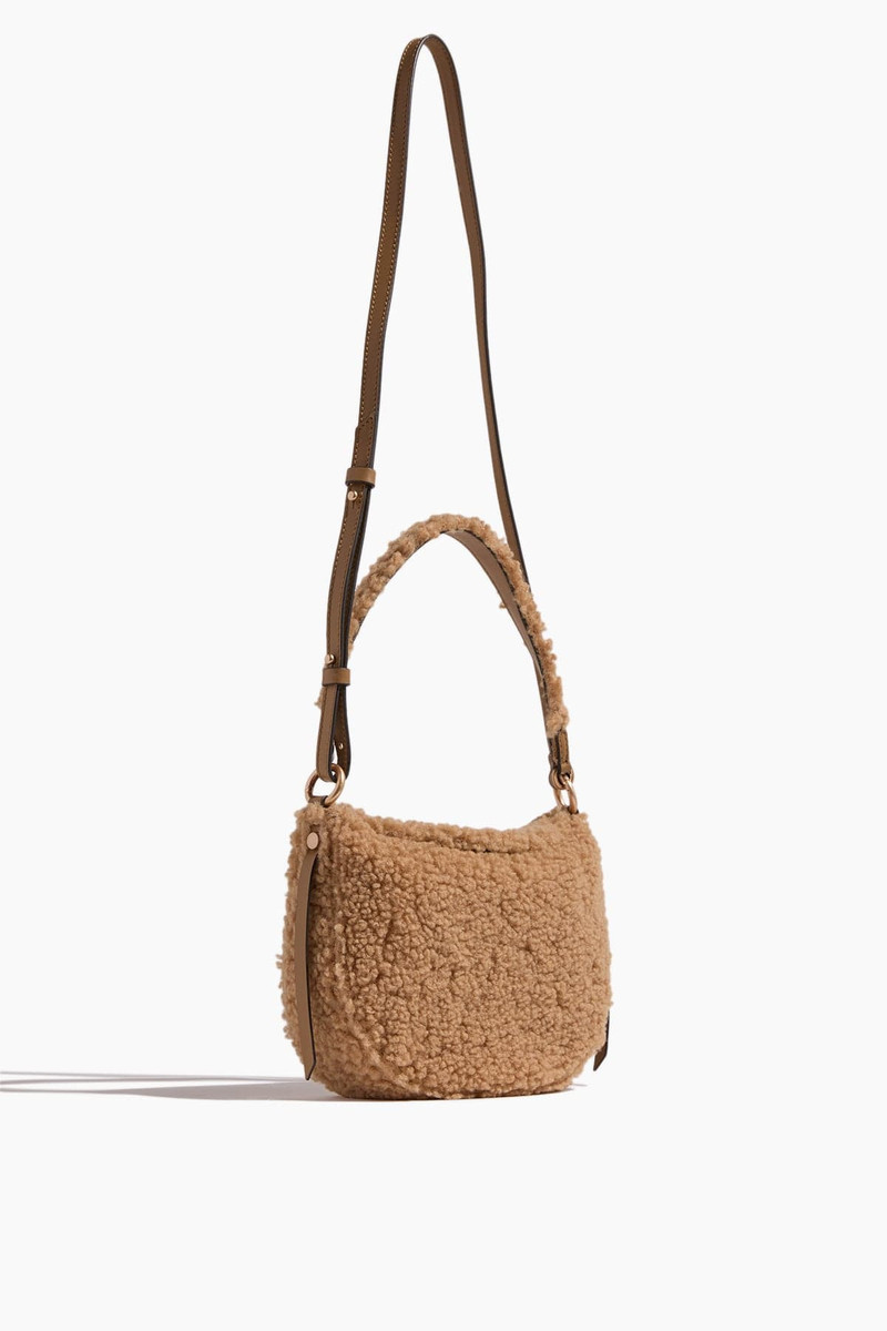 Mini Shearling Daily Bag in Caramel 4
