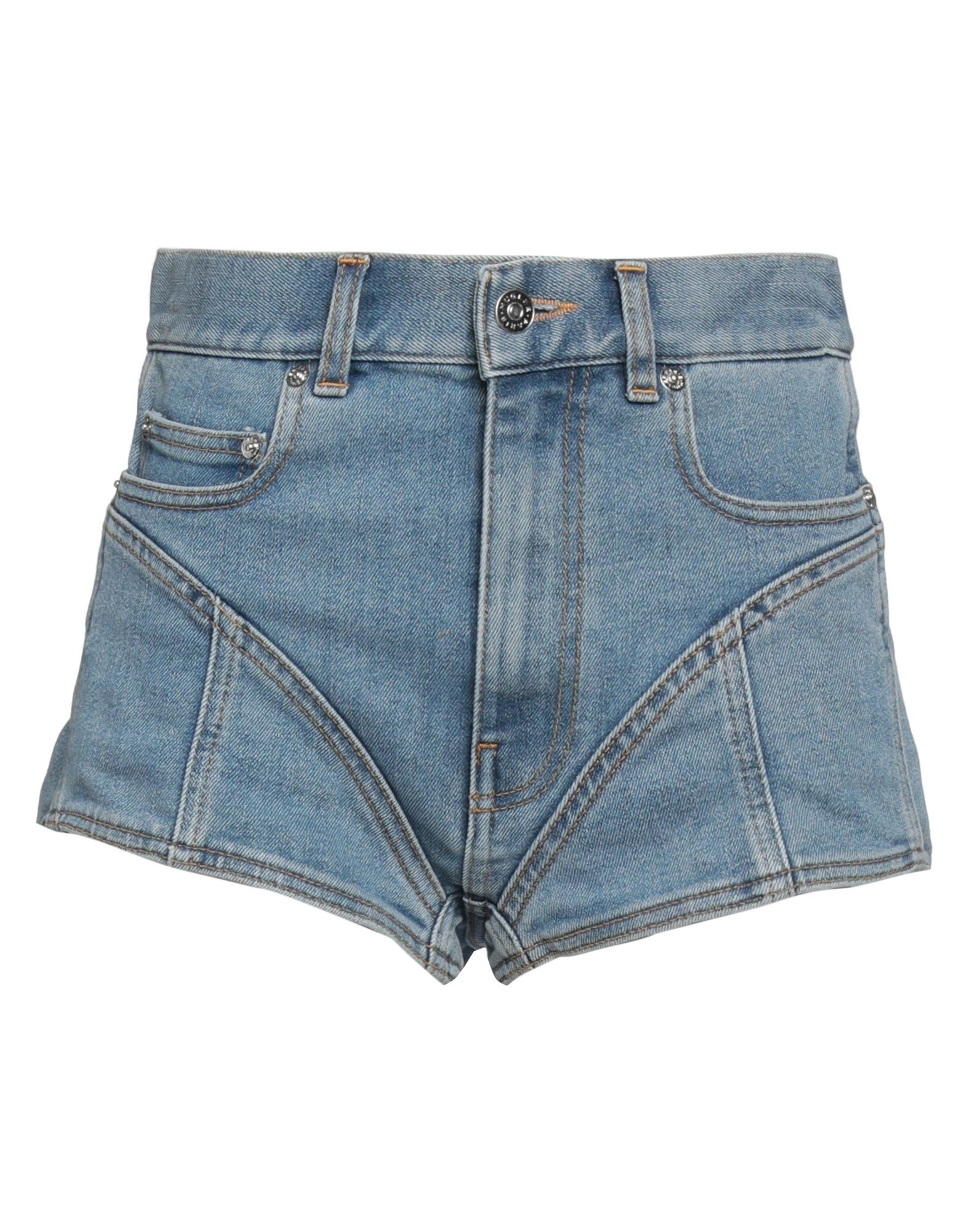 Blue Women's Denim Shorts - 1