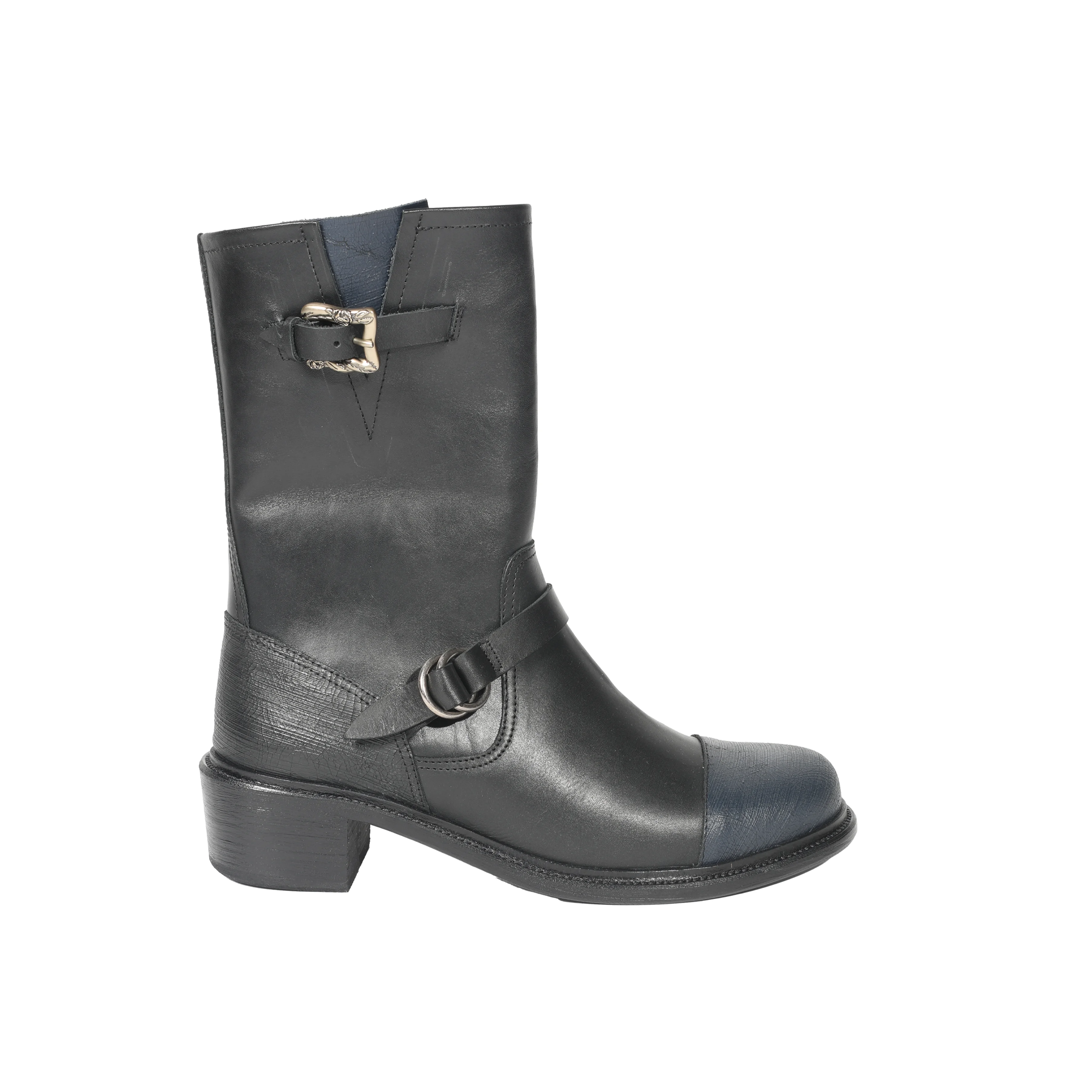 BLUE TOE ENGINEER BOOT - 1