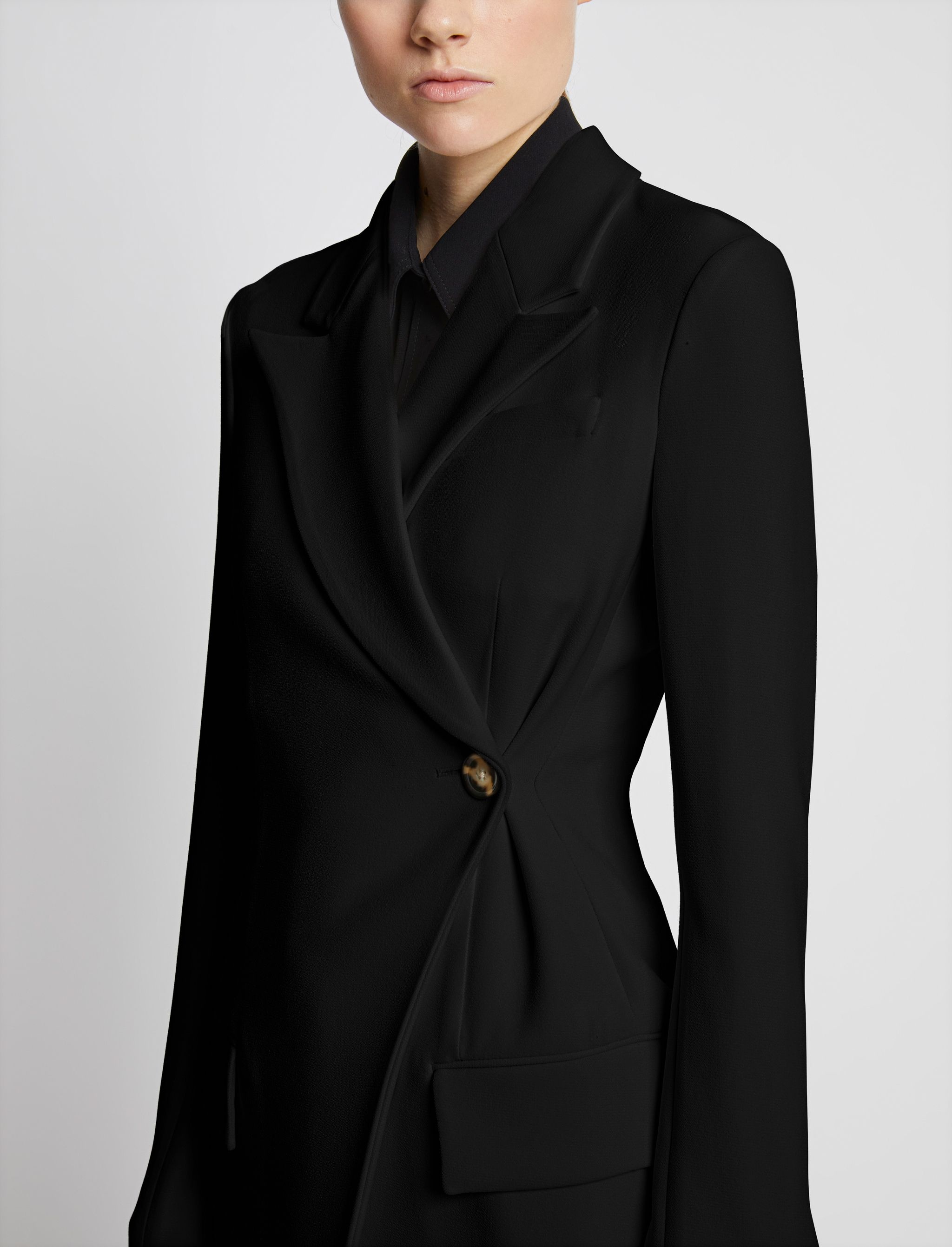 Bi-Stretch Crepe Blazer - 6