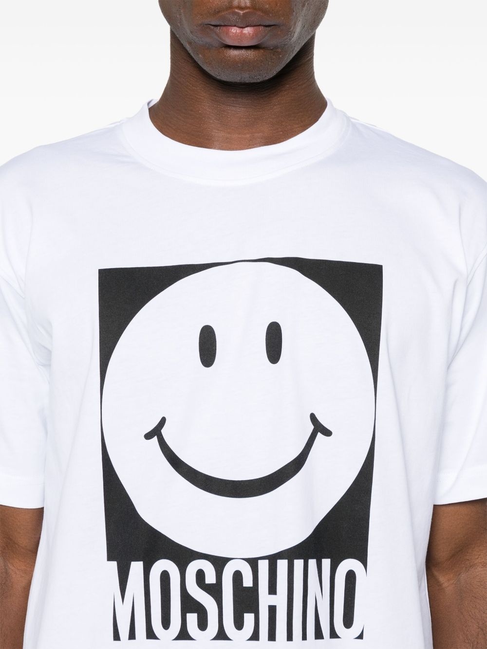 smiley-motif T-shirt - 4