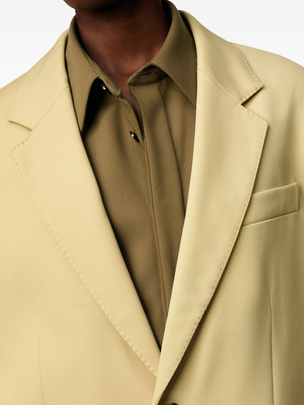 two-button wool jacket - 5