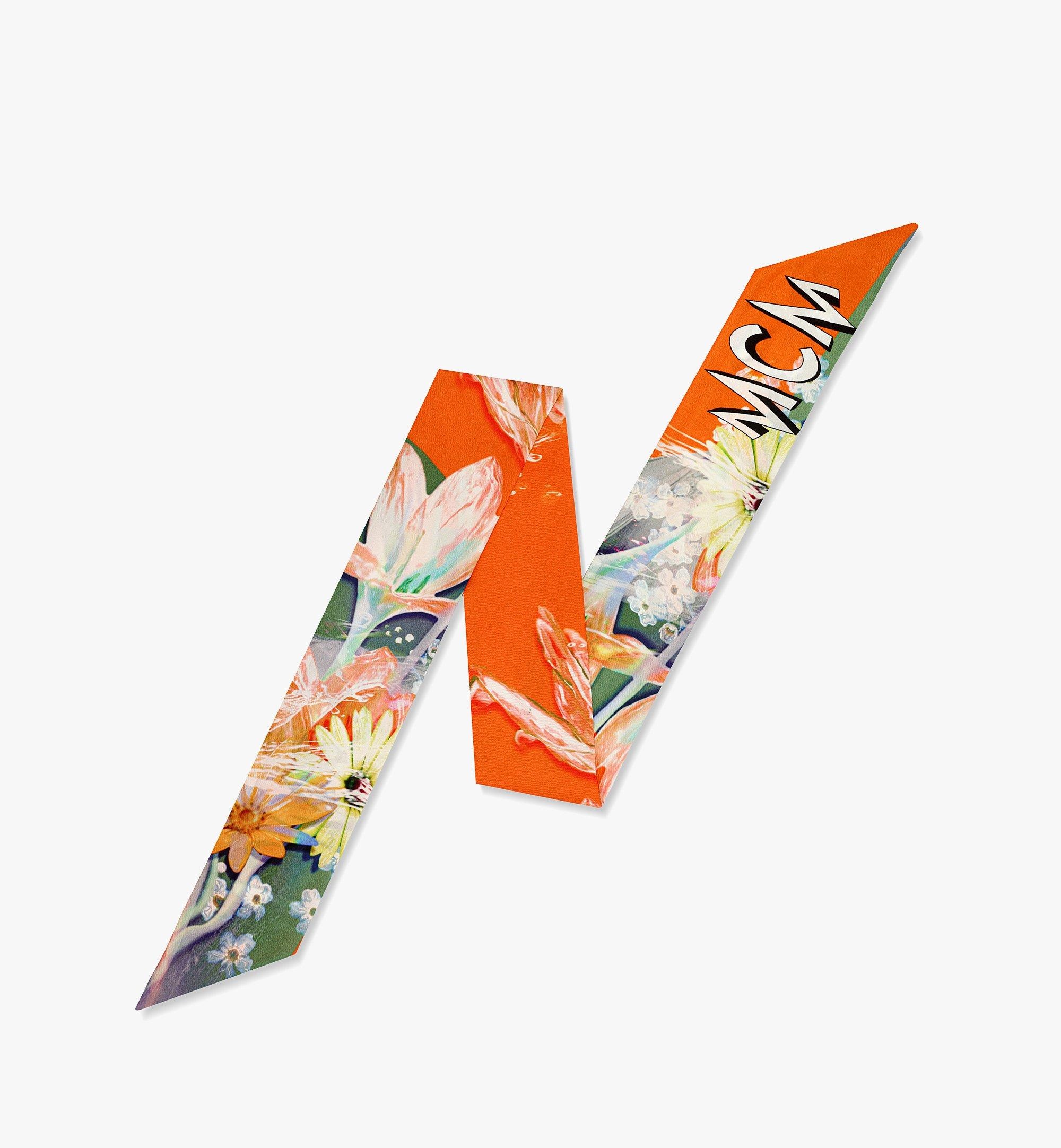 Floral Print Petite Silk Scarf - 2