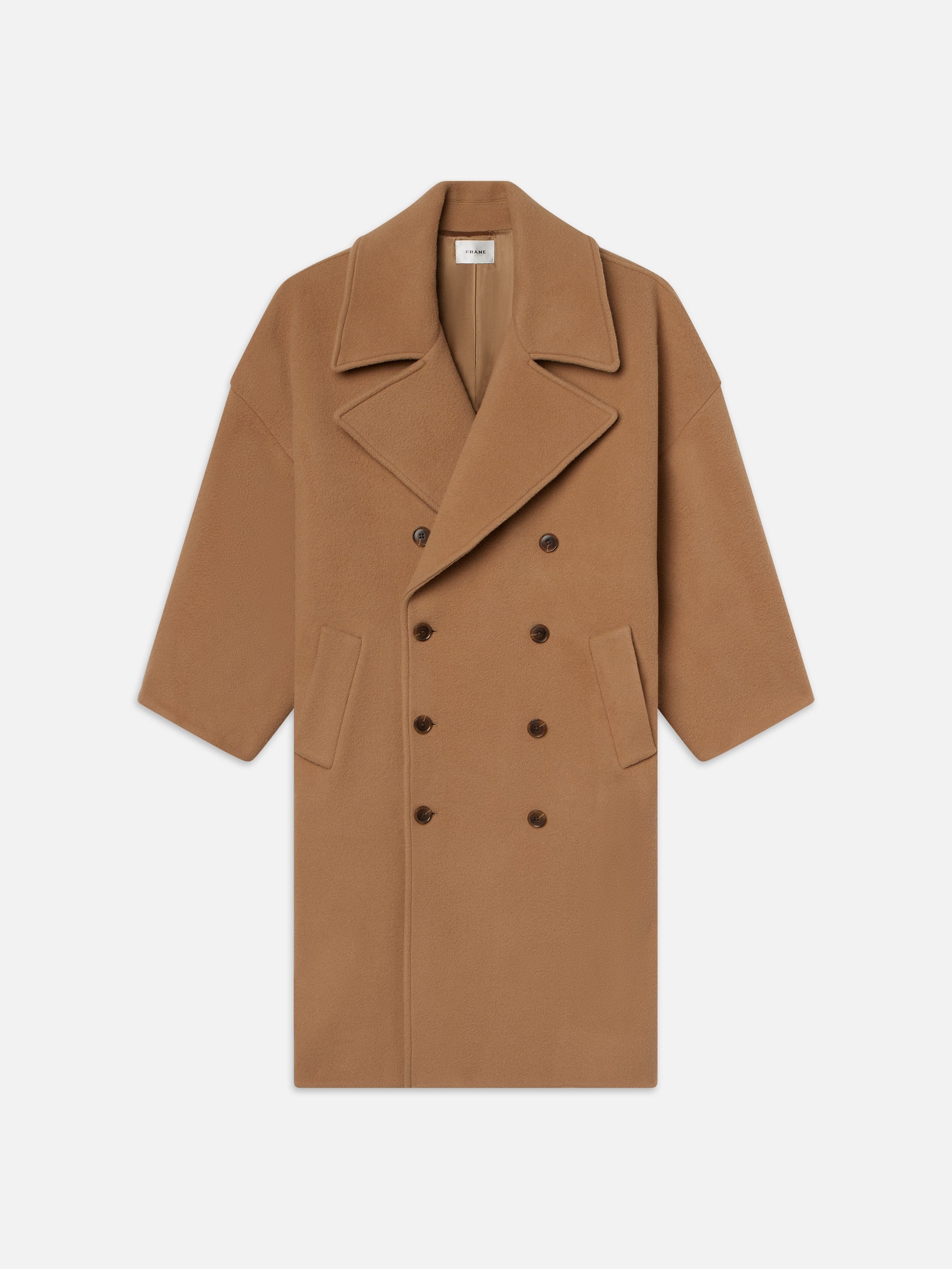 Cocoon Coat in Camel - 1