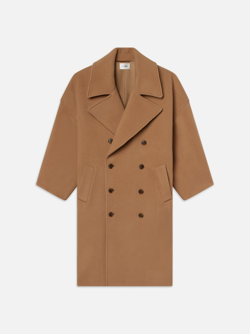 Cocoon Coat in Camel 1